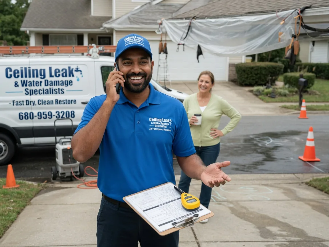 Ceiling Leak Cleanup Cottageville, SC FAQs